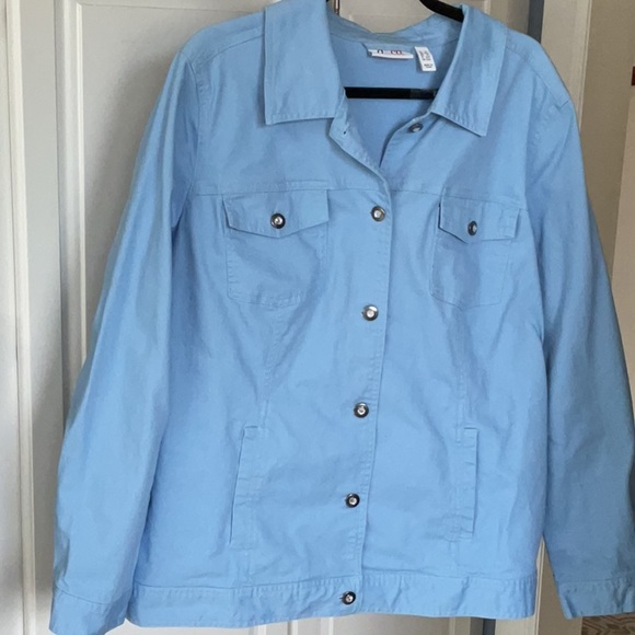 d&co. Plus denim jacket. - Picture 1 of 11
